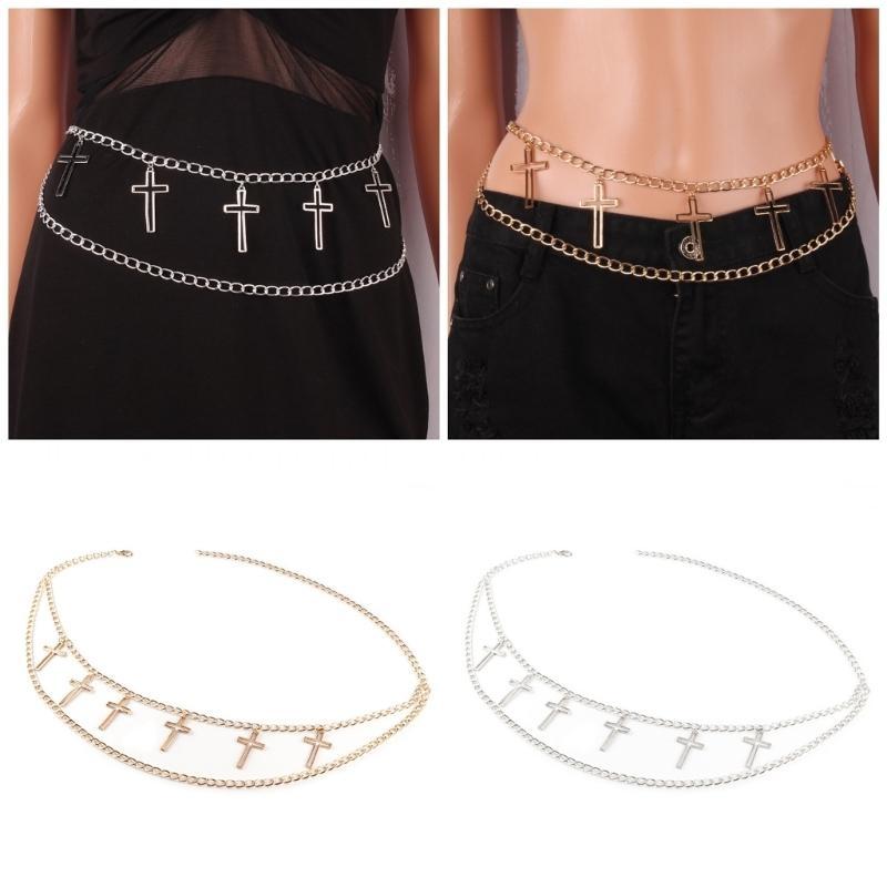 Women Formal Event Wear - Ceinture à chaîne métallique populaire 39BD,