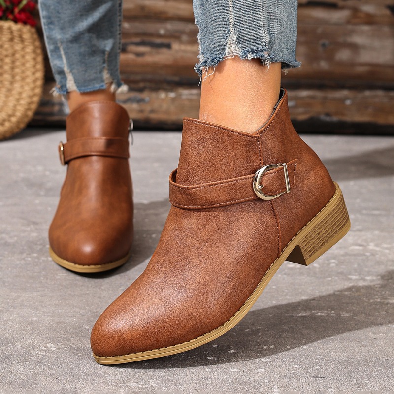 Women Formal Wear Heels - Bottines pour femmes, automne-hiver, fermeture éclair