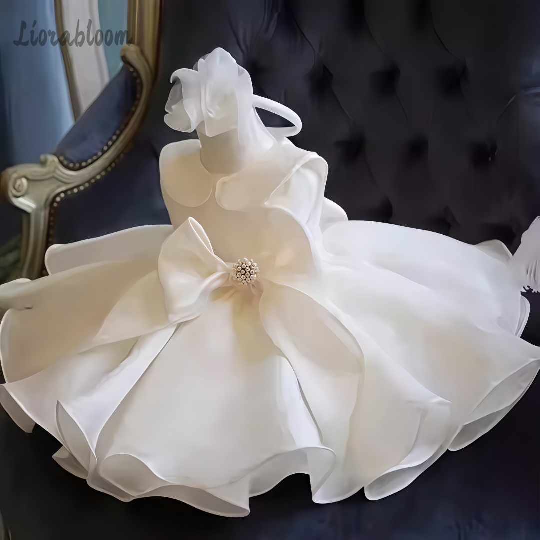 Women'S Formal Wear Wedding - Robe de demoiselle d'honneur blanche ornée