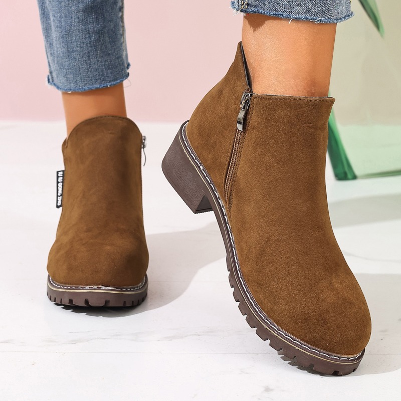 Women Formal Wear Heels - Femmes automne hiver bottines côté fermeture