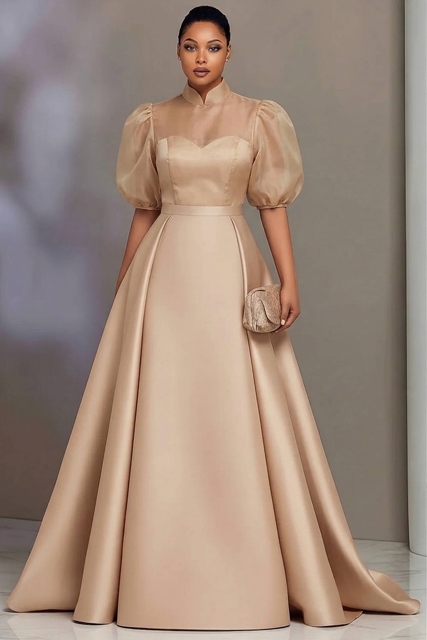 Women'S Formal Wear Wedding - Robes de bal élégantes en satin