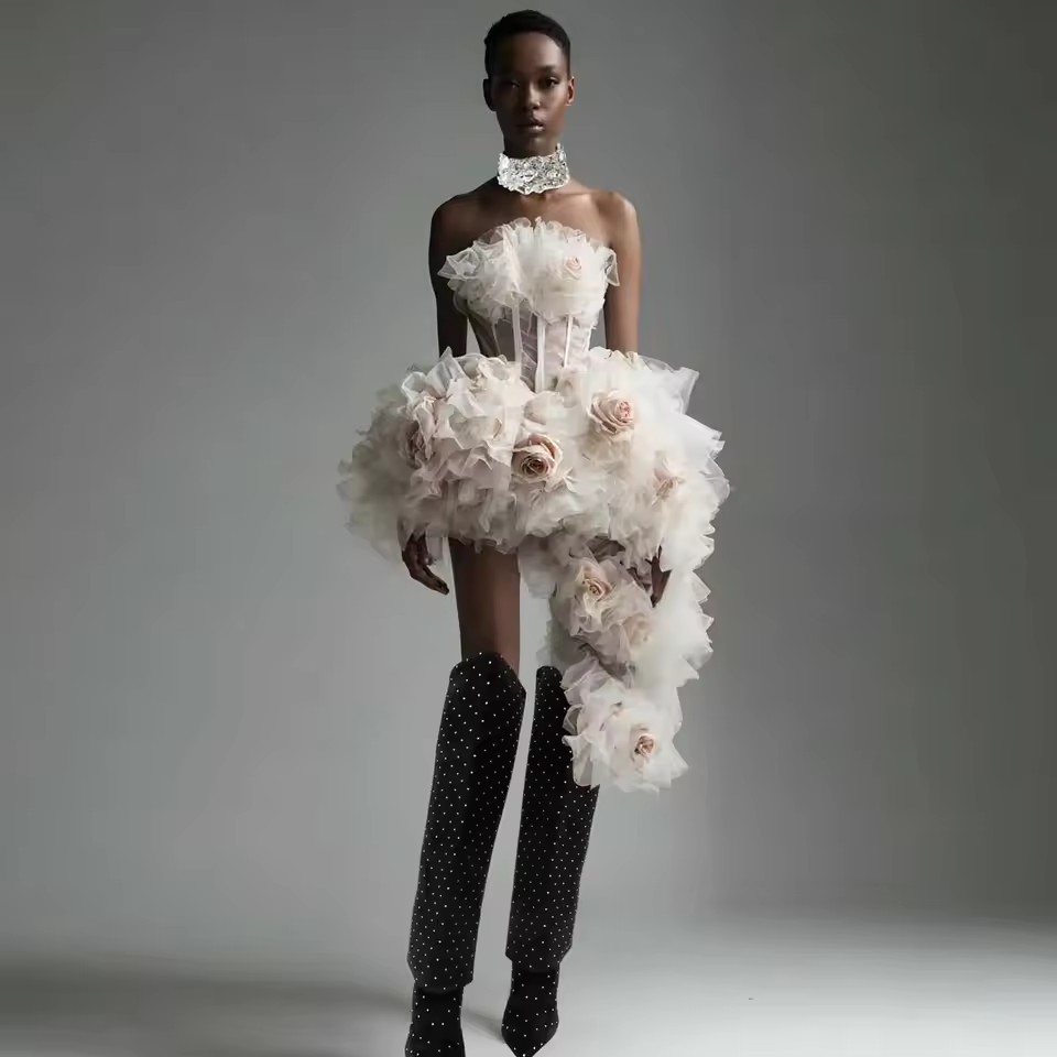 Robes de soirée courtes asymét - Women Formal Event Wear avis et prix