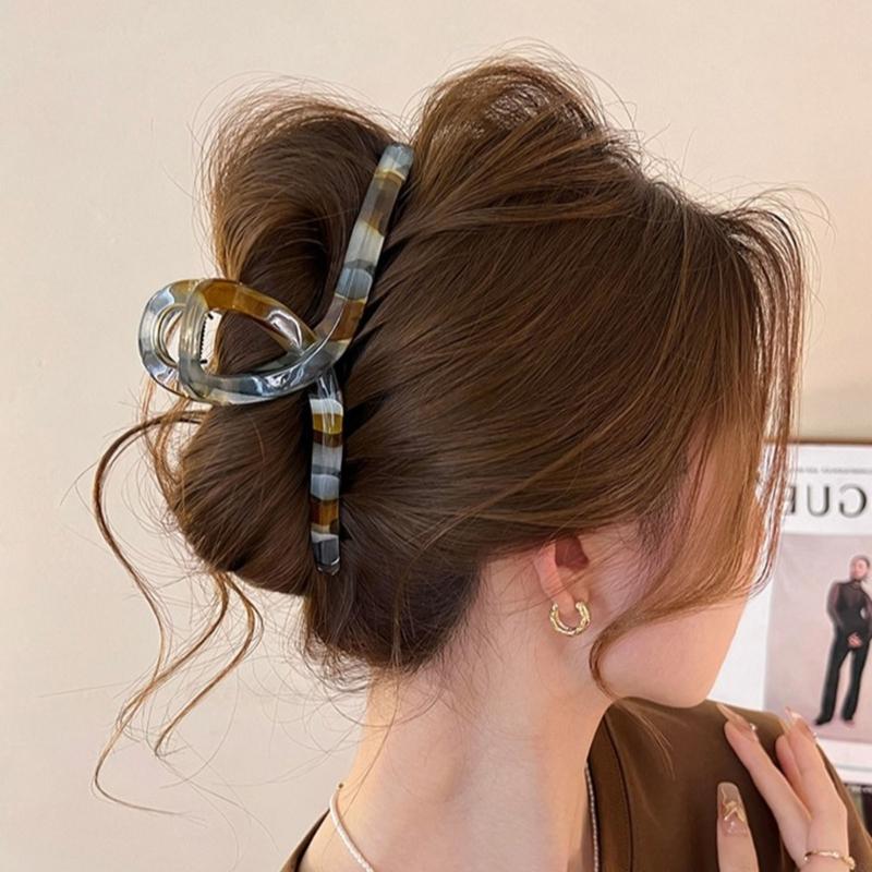 Pince à cheveux couleur bloqué - Formal Wear Hairstyles For Women avis et prix