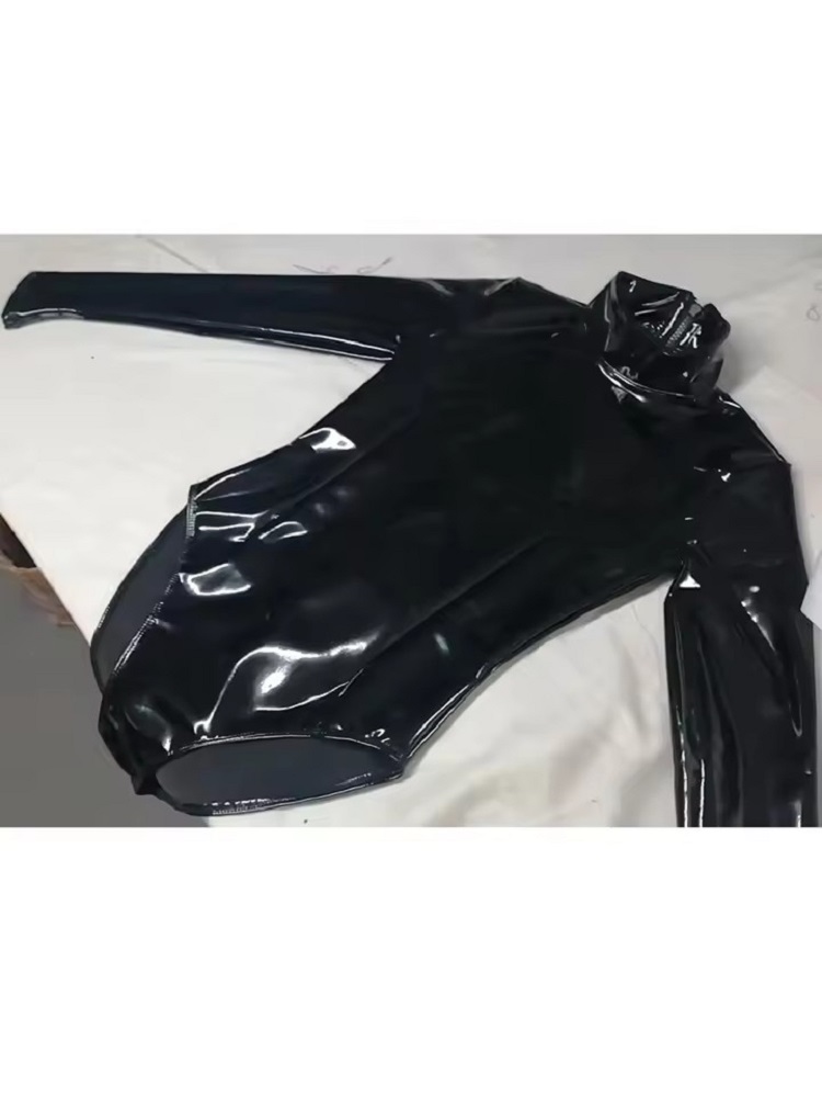 Justaucorps gothique en Faux L - Turtleneck Bodysuit Office avis et prix