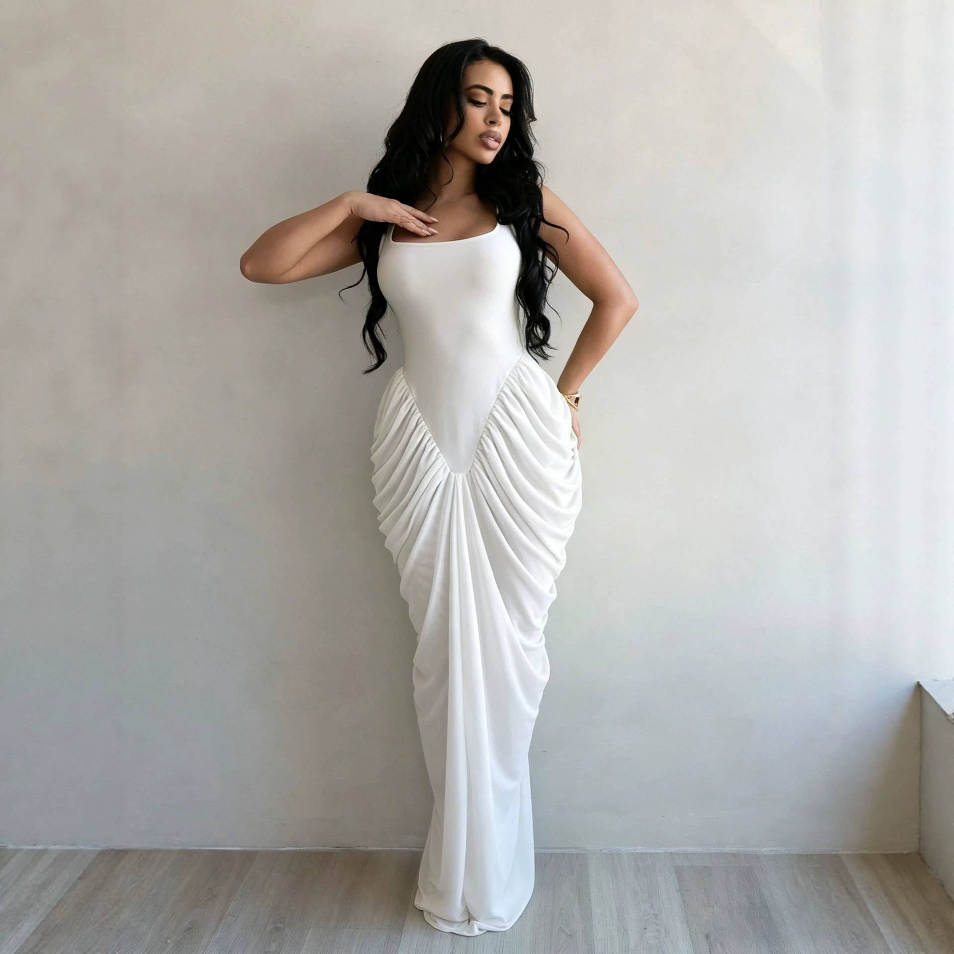 Robe longue femme sexy Y2K str - Wrap Dress Work avis et prix