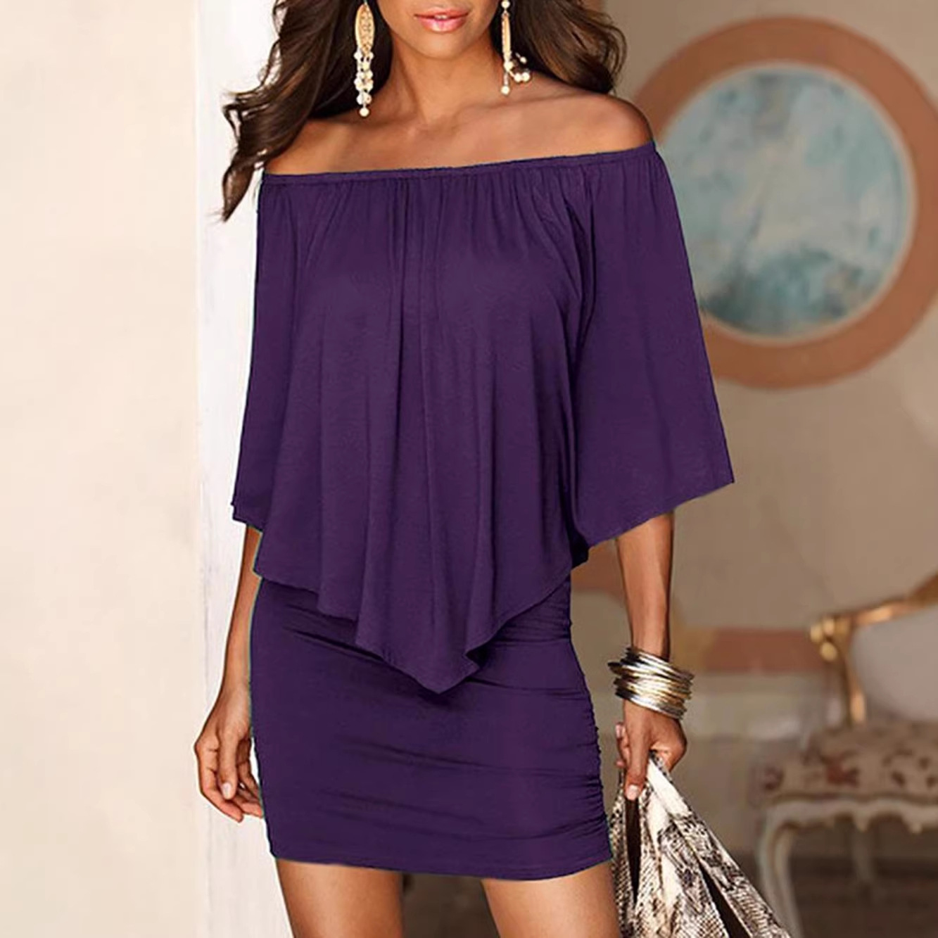 Robe Courte Femme Y2K Streetwe - Wrap Dress Work avis et prix