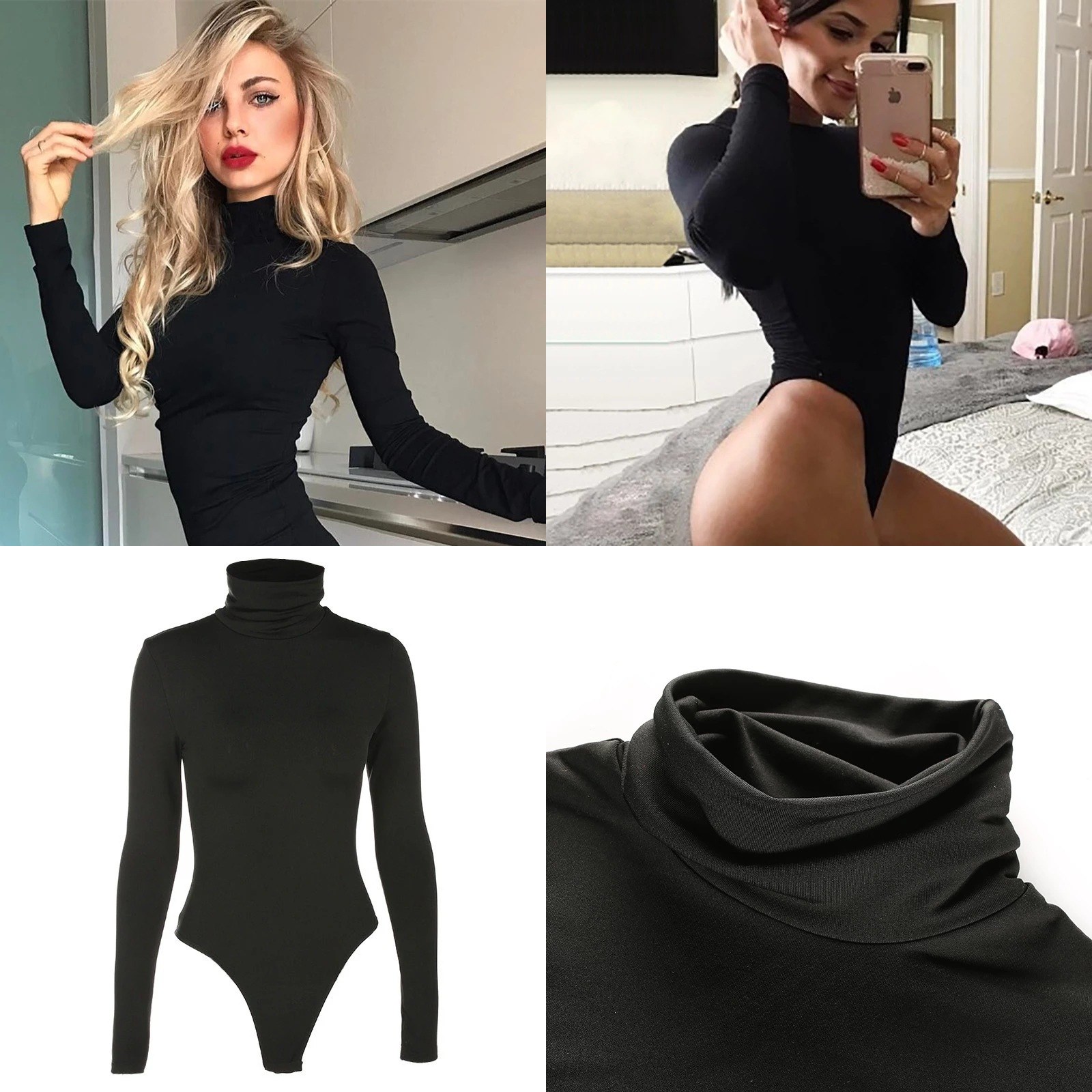 Body à col roulé pour femme, m - Turtleneck Bodysuit Office avis et prix