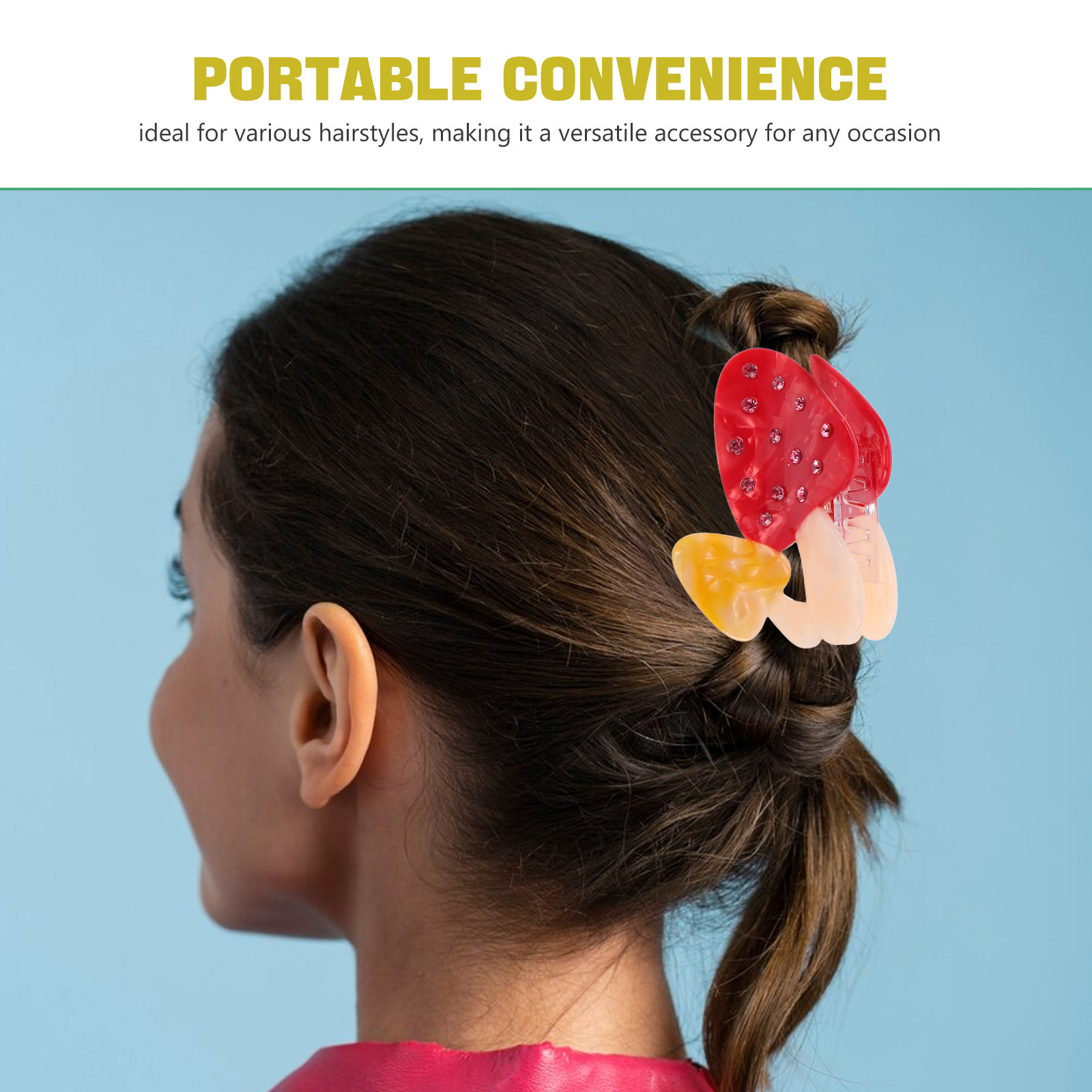 Pince à cheveux en acétate en  - Formal Wear Hairstyles For Women avis et prix