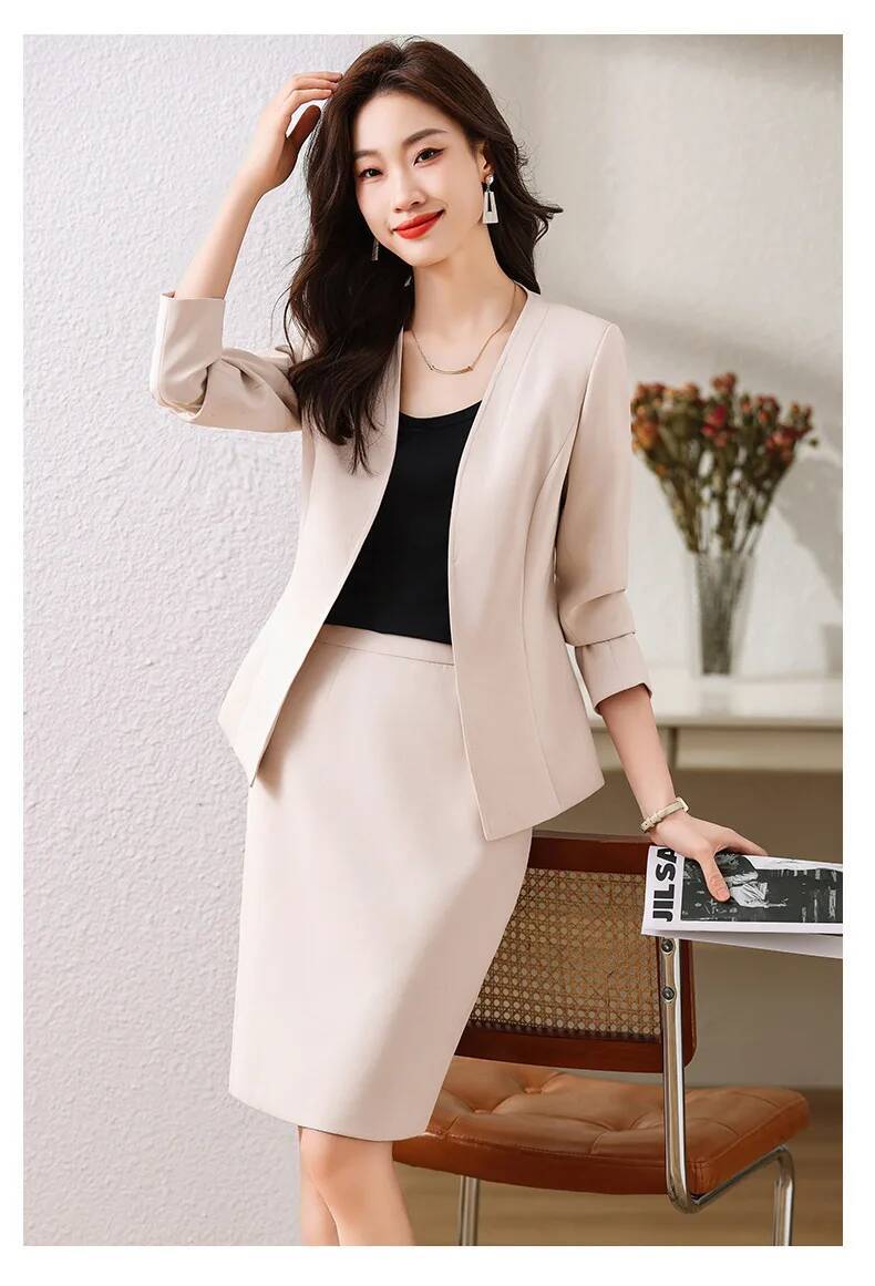 Costumes d'affaires formels po - Women Formal Wear With Skirt avis et prix