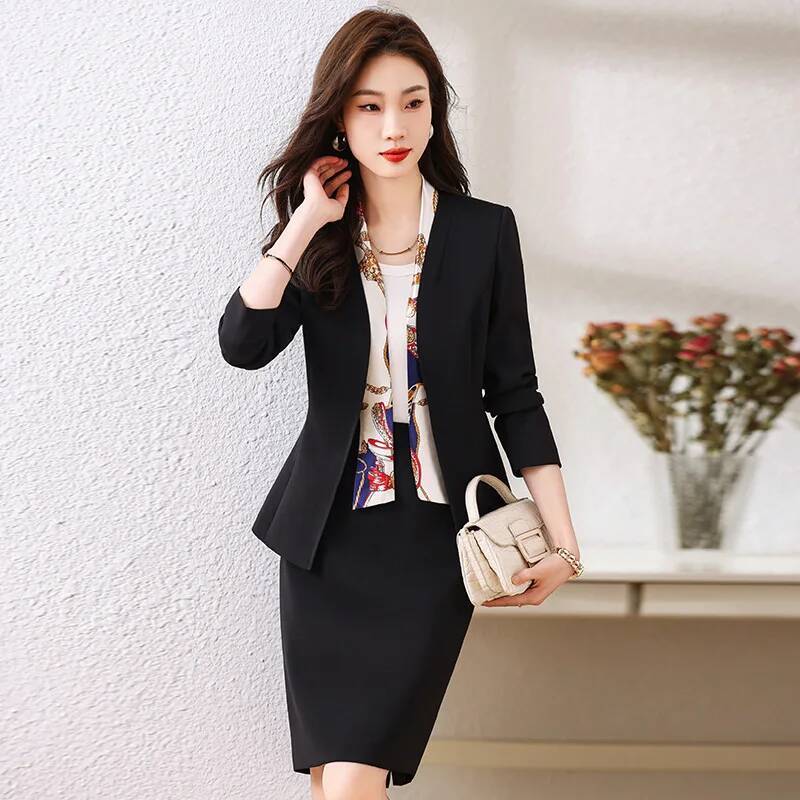 Costumes d'affaires formels po - Women Formal Wear With Skirt avis et prix