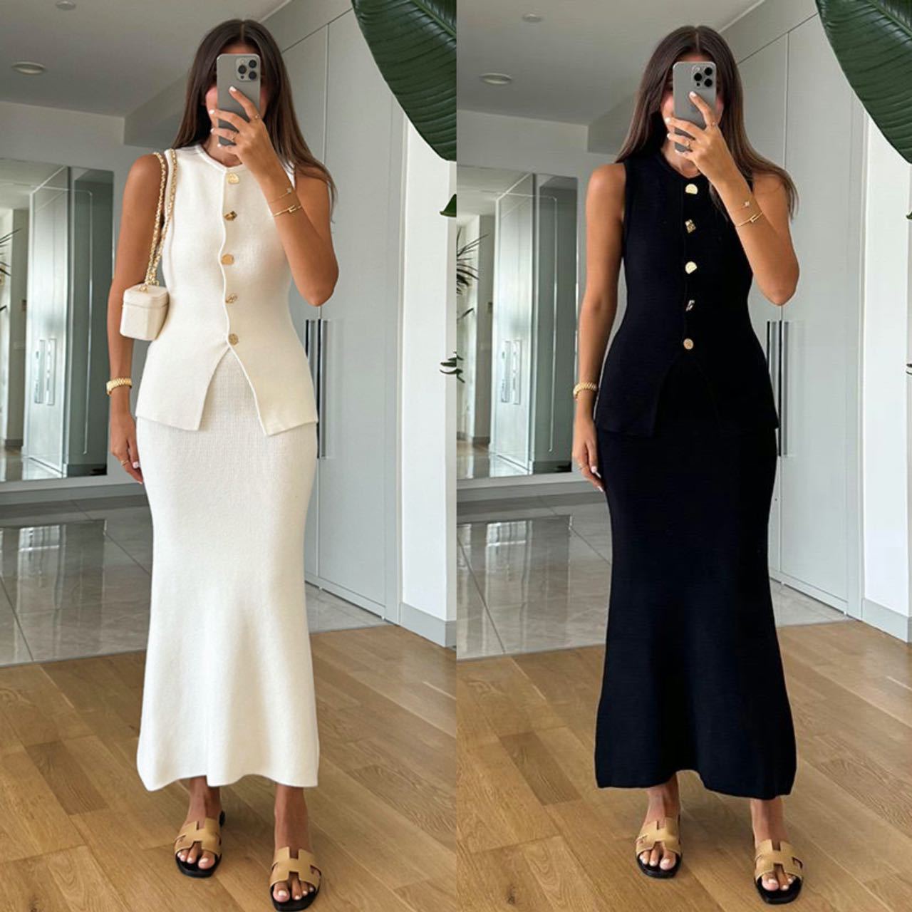 Haut moulant sans manches à si - Women Formal Wear With Skirt avis et prix