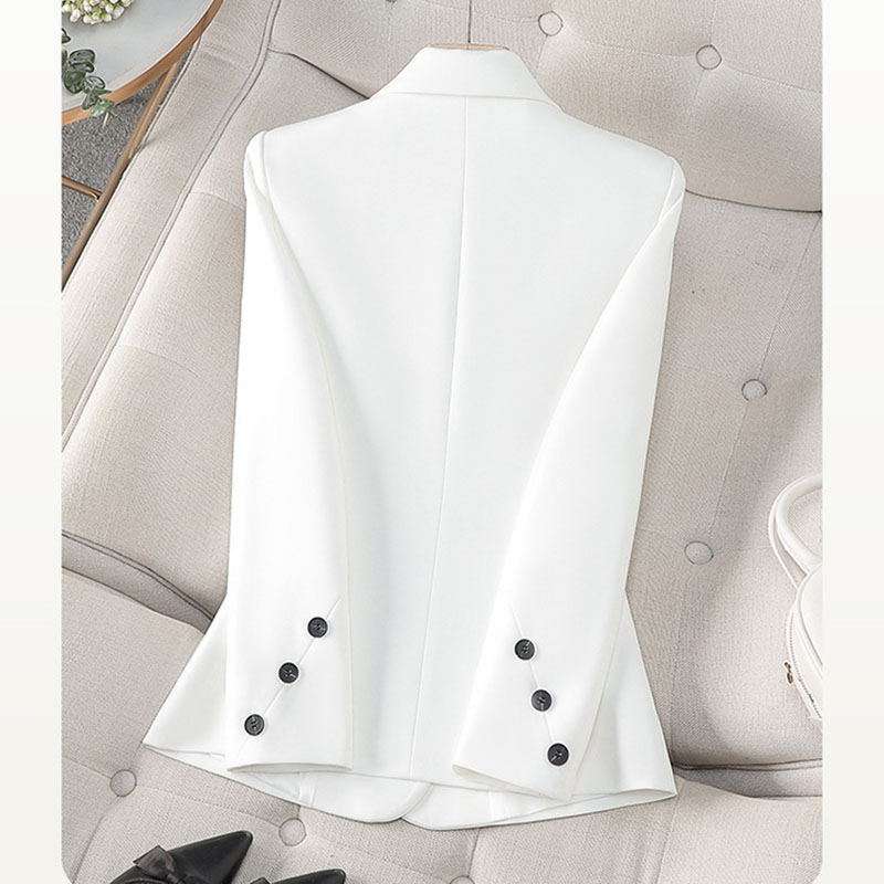 Blazer blanc noir à manches lo - Women Formal Wear Black And White avis et prix