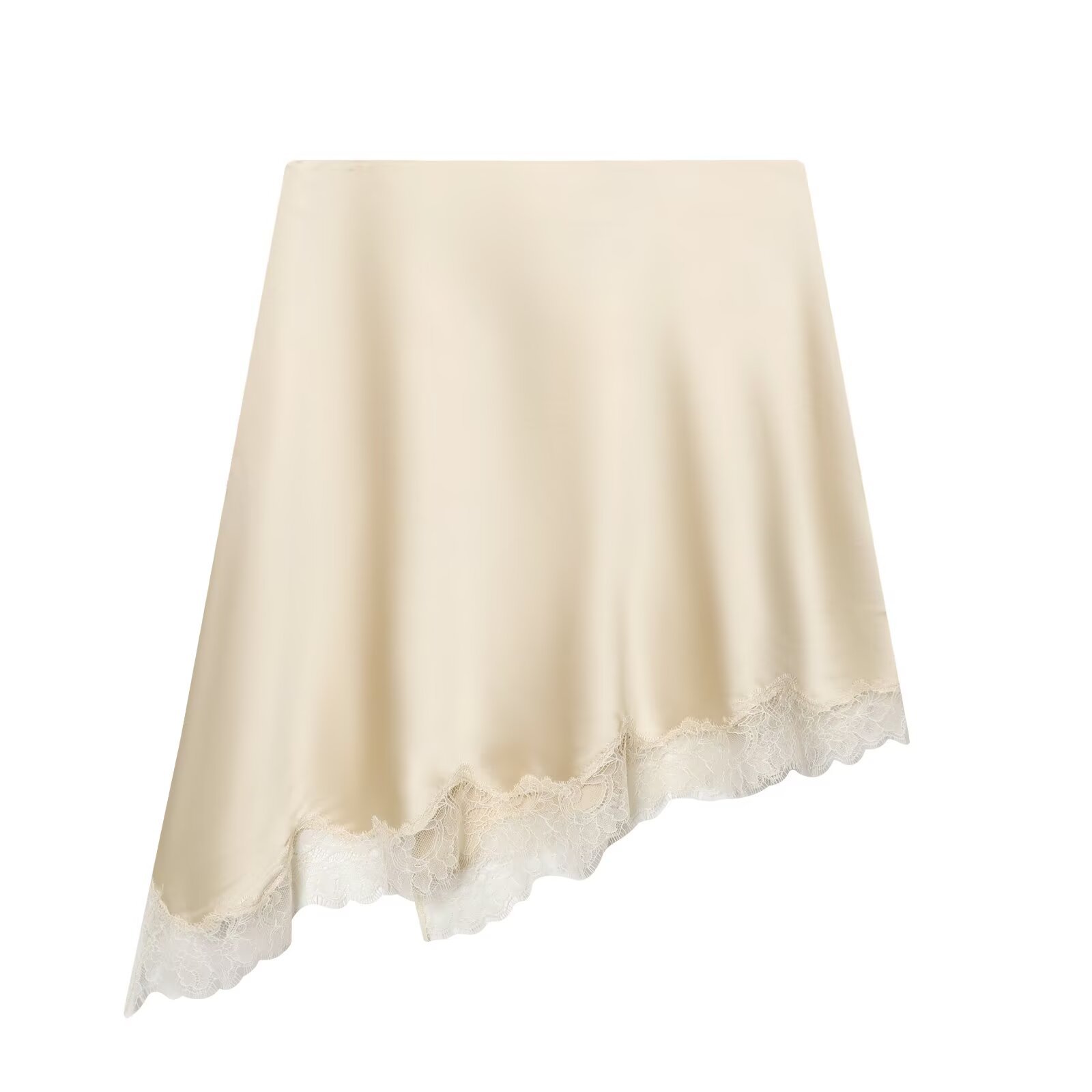 Jupe élégante en satin beige p - Women Formal Wear With Skirt avis et prix