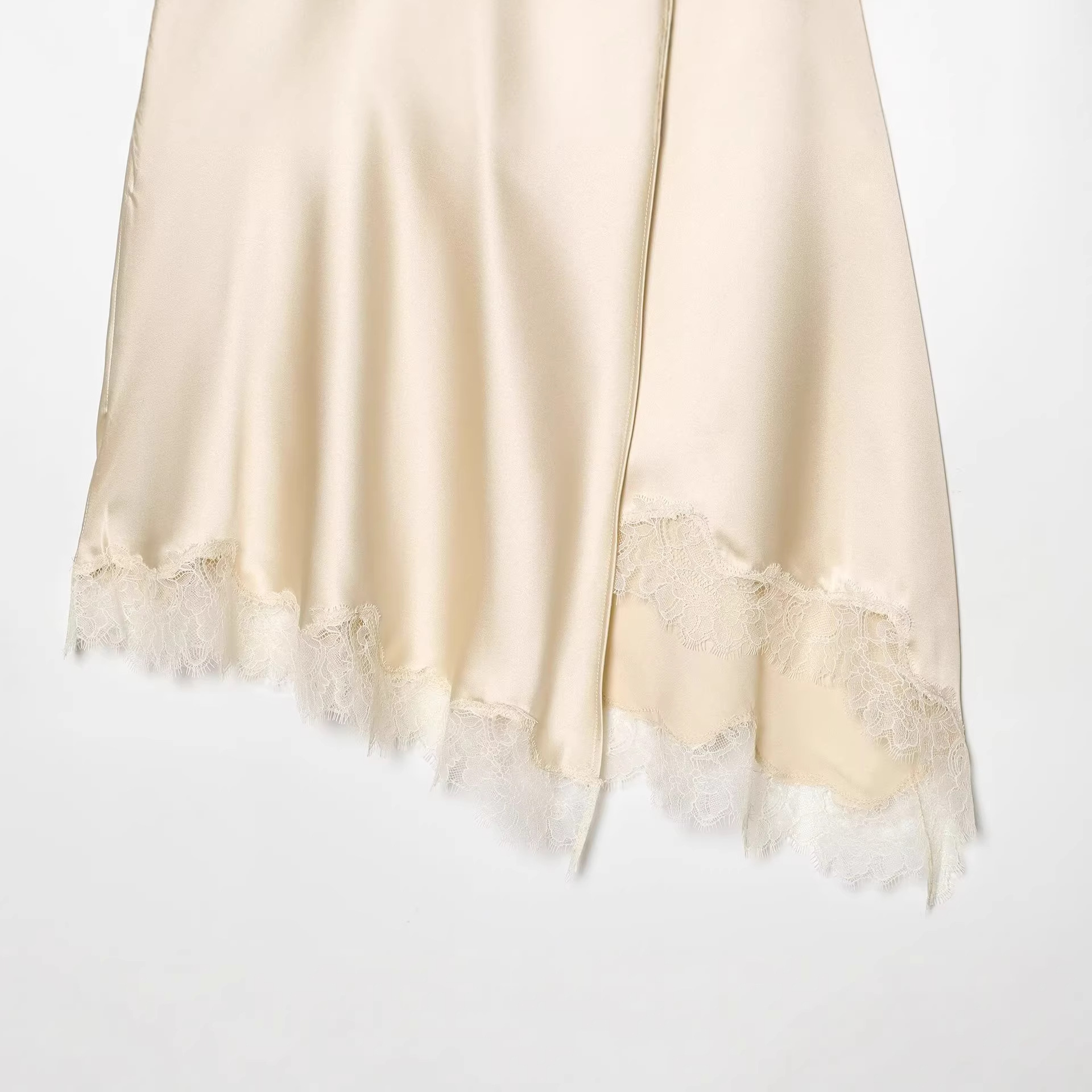 Jupe élégante en satin beige p - Women Formal Wear With Skirt avis et prix