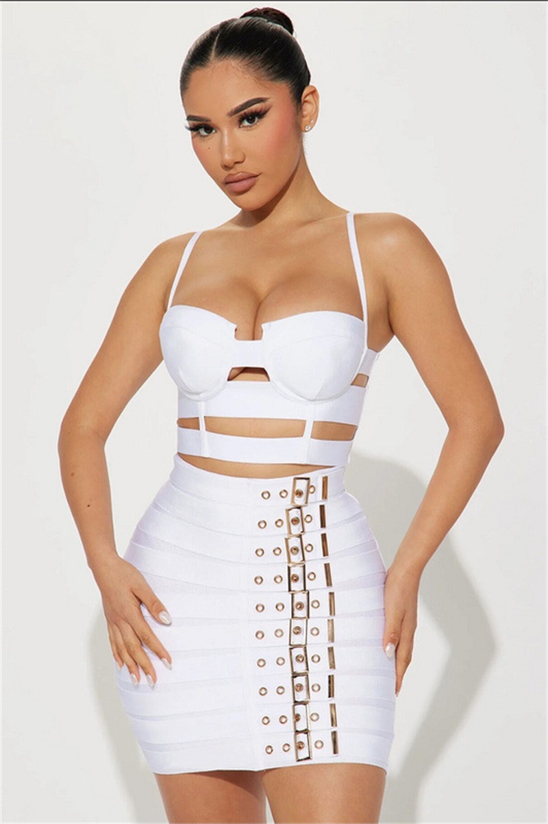 Robe de bal à bandes noire et  - Women Formal Wear Black And White avis et prix